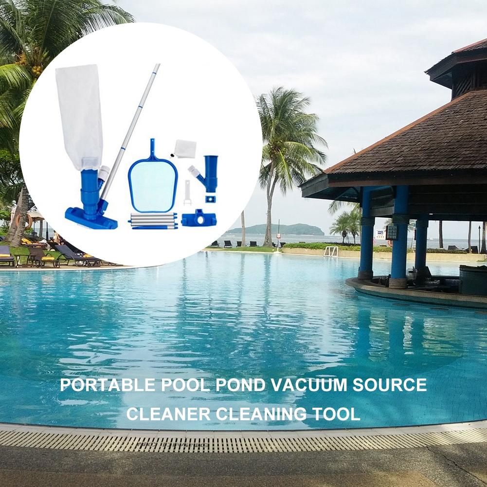 Swimming Pool Accessories Pool Cleaning Kit Maintenance Tool Suction Head Cleaning Net Kit Durable Cleaning Tool