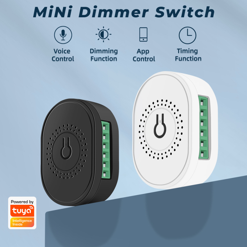 Tuya Wifi Mini DIY Smart Dimmer Switch Smart Life APP Control Remote Control Is Compatible With Alexa Google Home