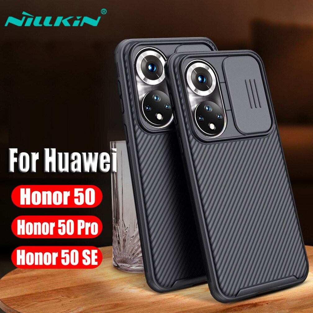 pour Huawei Honor 50 Case NILLKIN – coque de téléphone portable avec lentille de Protection coulissante, pour Huawei Honor 50 Pro 50 SE