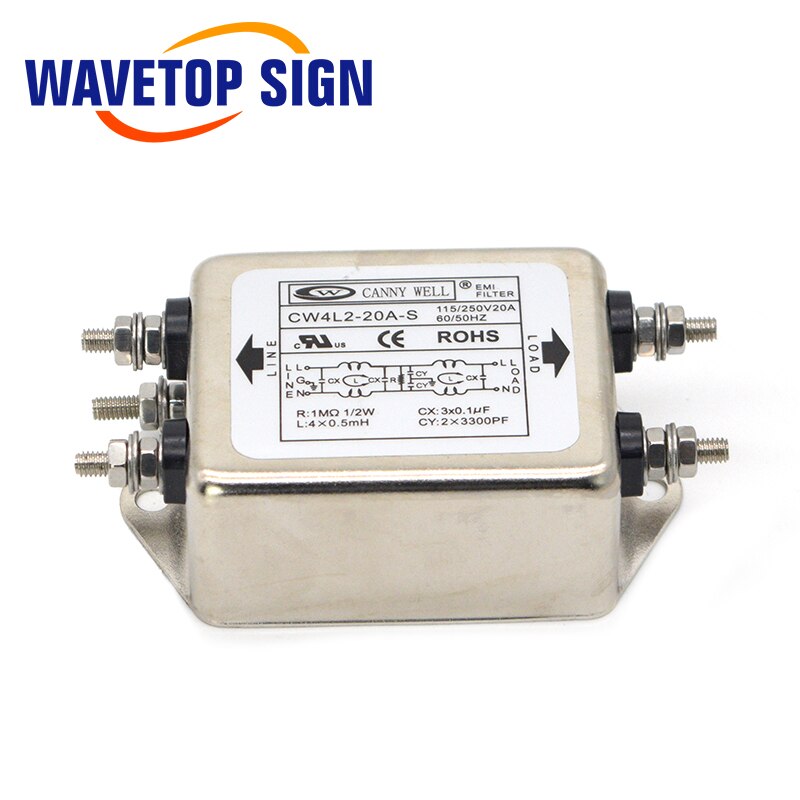 CANNY bueno CW4L2-20A-S EMI potente filtro-fase doble-Sección potente filtro CW4L2-10A-S CW4L2-6A-S
