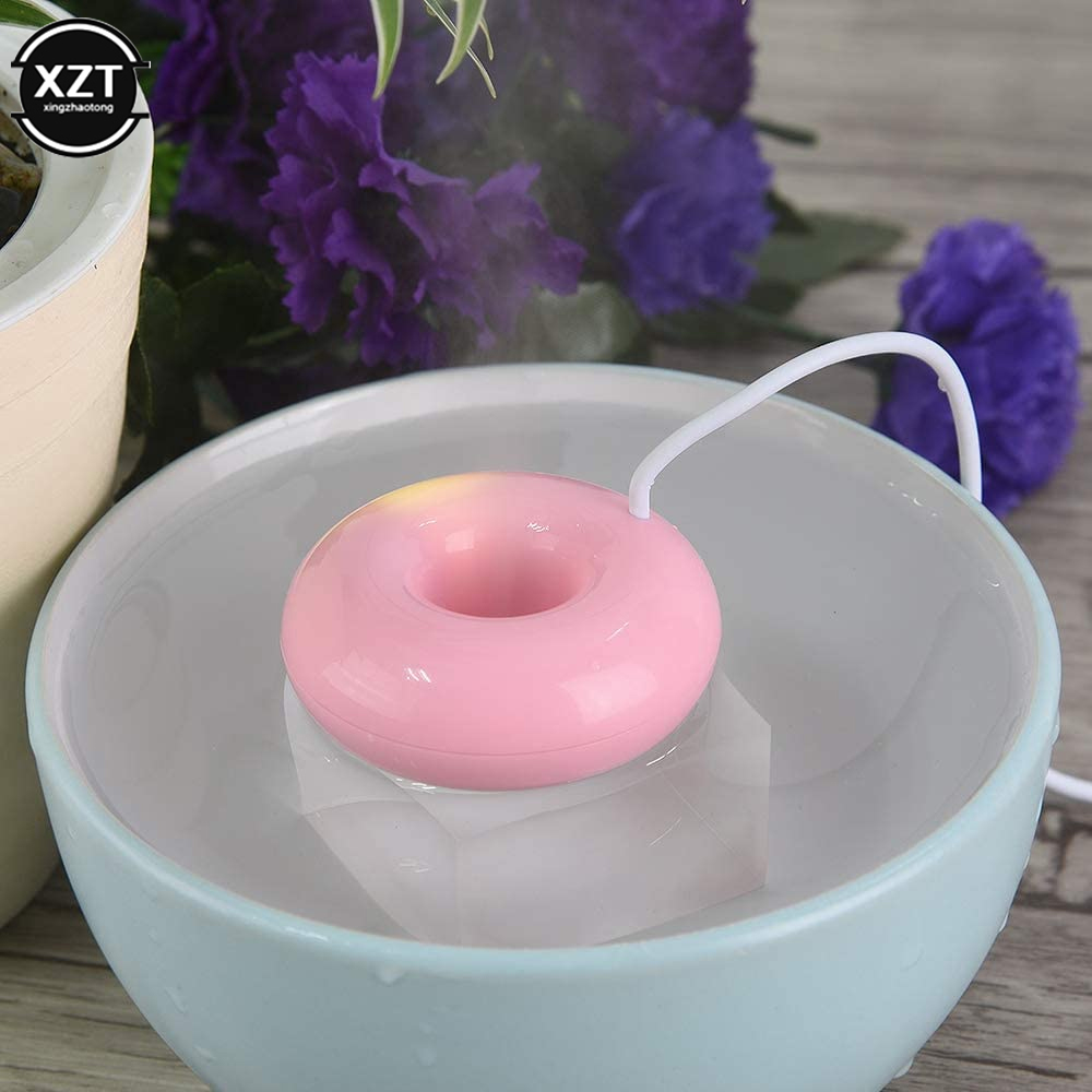Tragbare Mini Donuts Ionen Luftbefeuchter USB Luftbefeuchter Multifunktionale UFO Reiniger Aroma Diffusor Dampf für Home Humificador