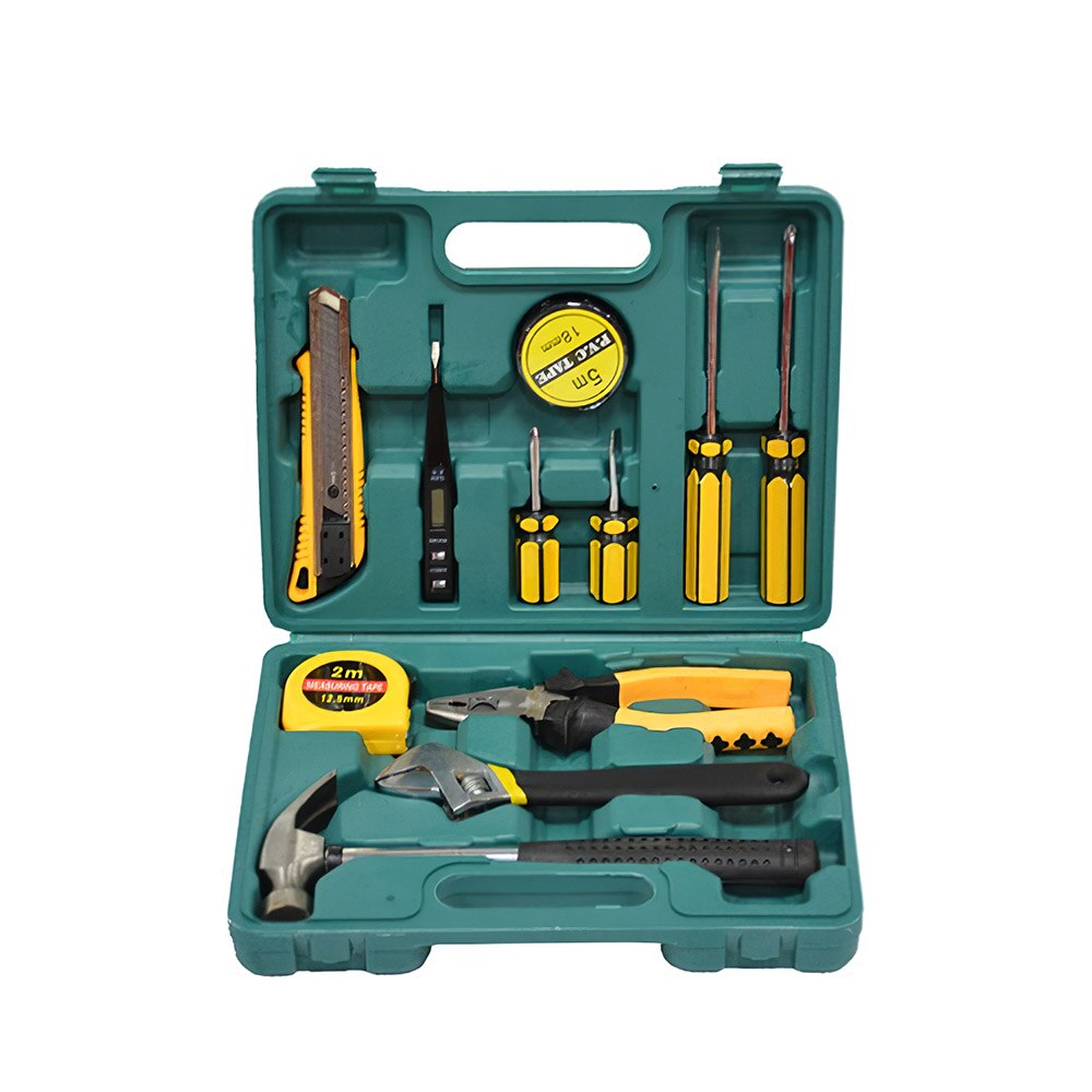 Car Screwdriver 12 Pieces Multi-Purpose Household Tool Kit-Includes All Basic Tools For Home, Garage, Office