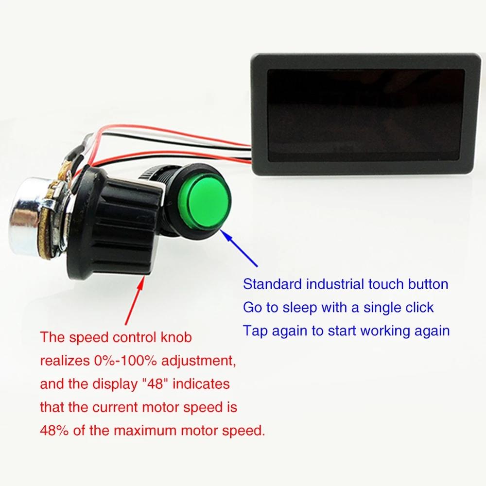 Mini Motor PWM Controller DC 6V-30V 8A Digital Display LED 6V 12V 24V 12 Volt V Motors CCM5D Controller Variable Speed Regulator