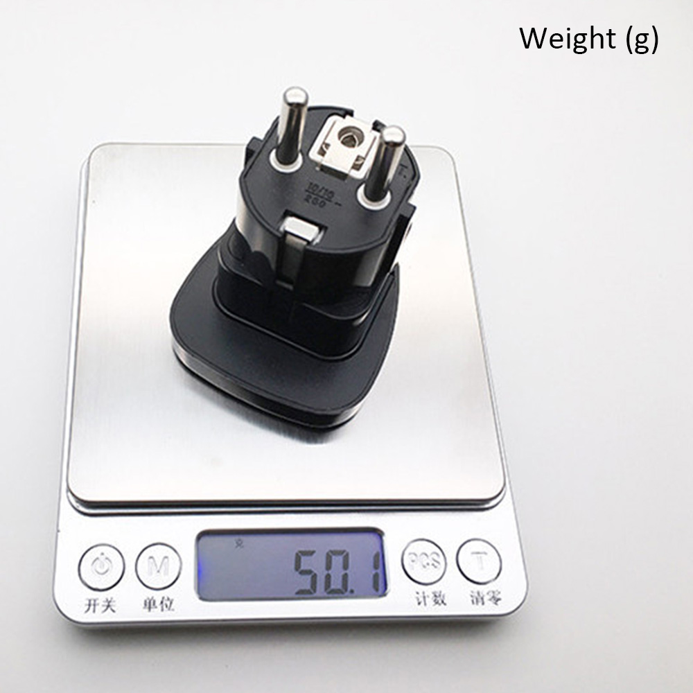 Universal Travel Adapter European Plug International Power Socket Wall Electrical Connector with Safety Shutter Adapter