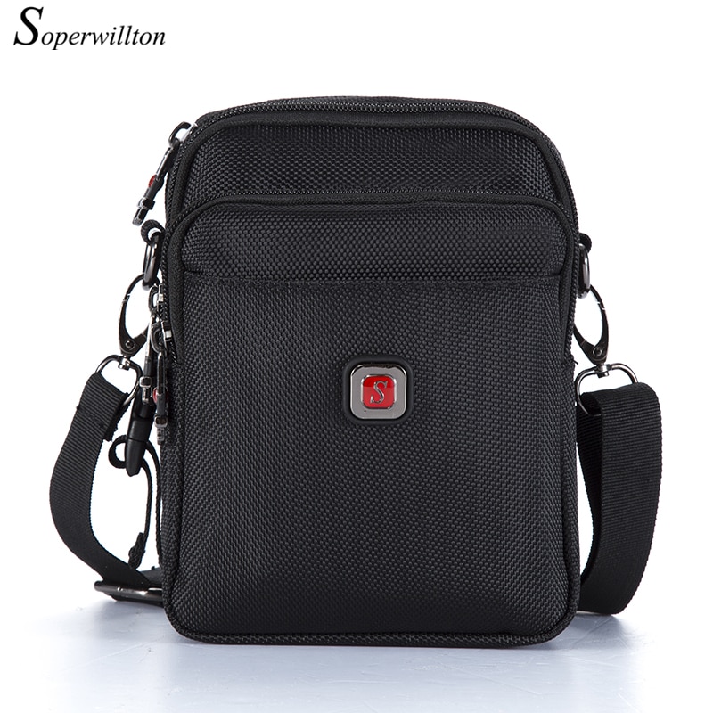Soperwillton mannen Messenger Bag Waterdichte Mannen Purse Oxford 1680D Rits Zak Crossbody Voor Mannelijke #1052