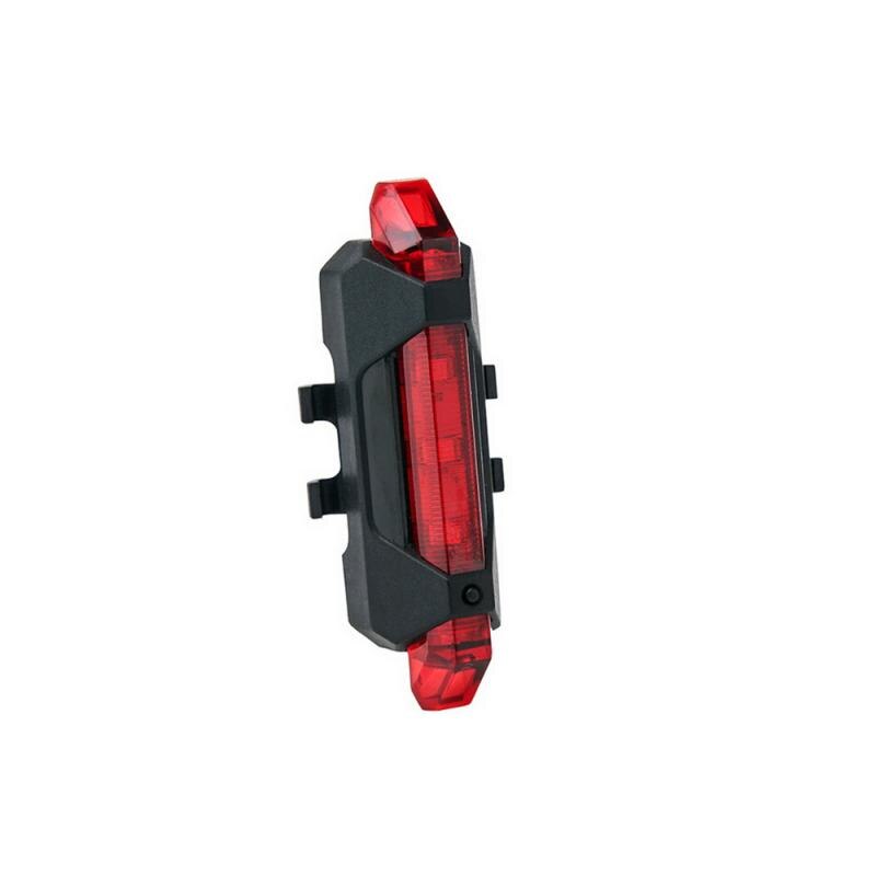 Bici bicicletta Luce Posteriore Fanale Posteriore Ciclismo Luce Della Bicicletta LED USB Ricaricabile Spia di Sicurezza Posteriore Della Luce Della Lampada Impermeabile MTB TXTB1: red