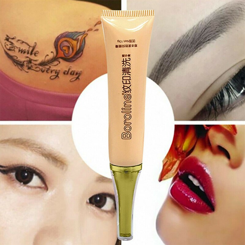 Creme permanente da remoção da tatuagem nenhuma necessidade para a remoção da dor força máxima acessórios da tatuagem da arte do corpo
