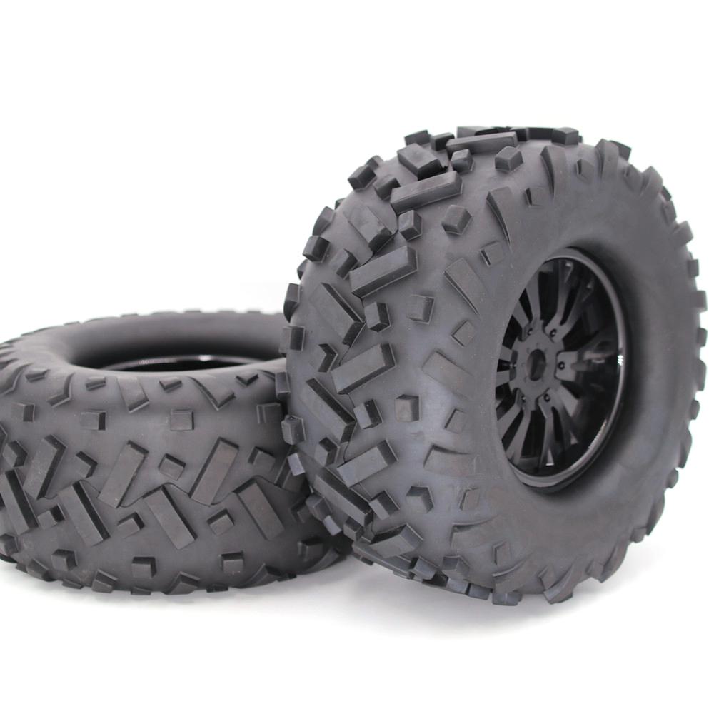RC Car Wheels - 170mm Off-road Tires - Composite Material Set