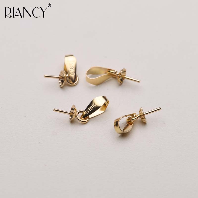 1pcs Yellow simple shape G18k gold Pendant Jewelry Accessories pendant charm