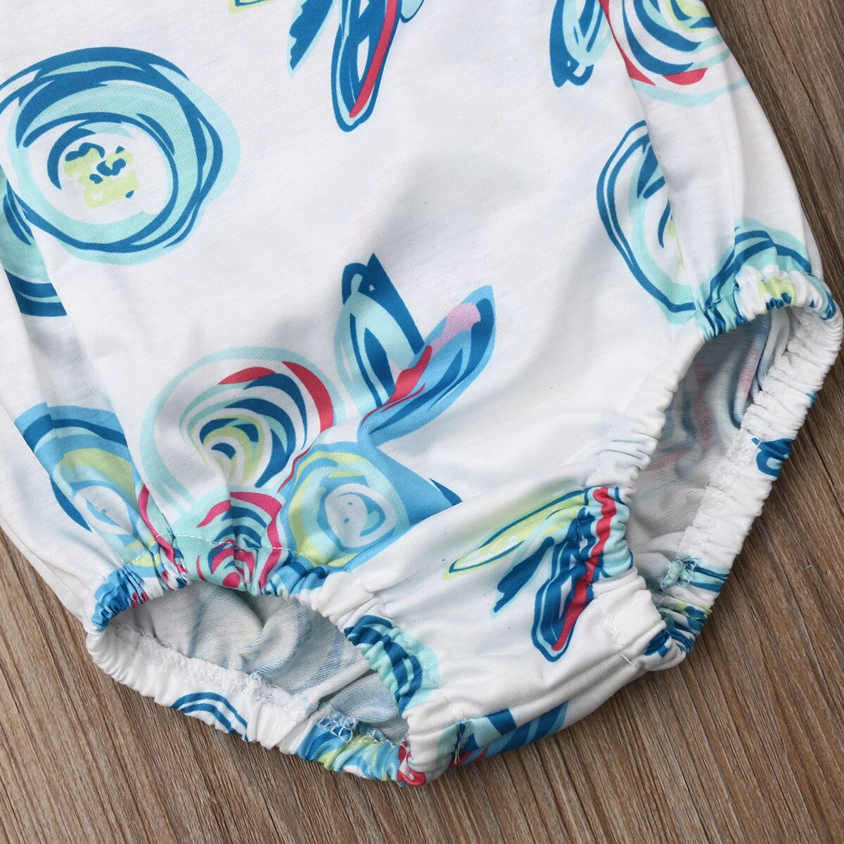0-24m peuter baby jongens meisjes zomer bodysuit mouwloos bloemenprint jumpsuit outfits zonnepak kleding