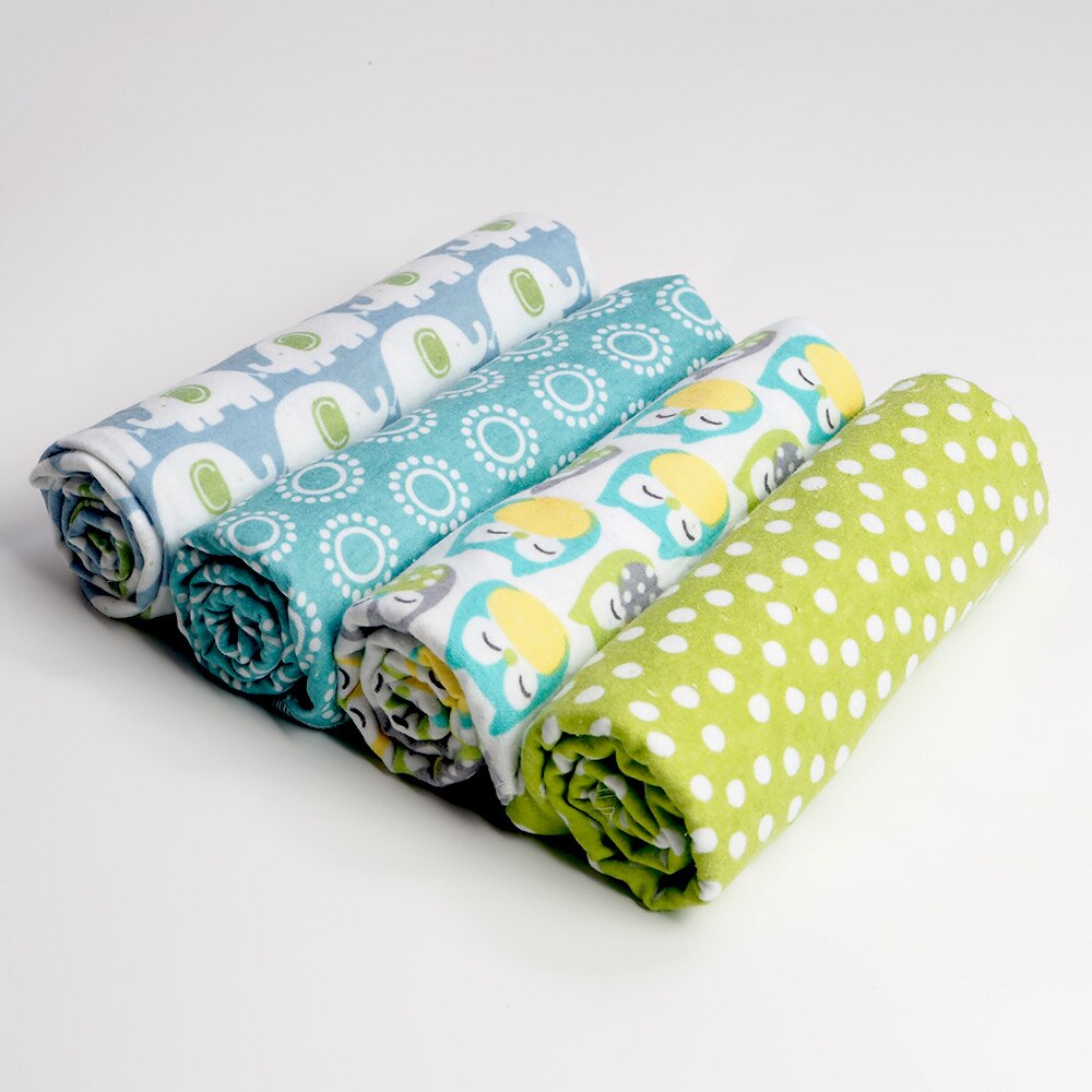 4 teile/los Neugeborenen Musselin Windeln 100% Baumwolle Flanell Baby Decke freundlicher Swaddle wickeln Weich Decken Produkte Für Neugeborenen: PJ3381V