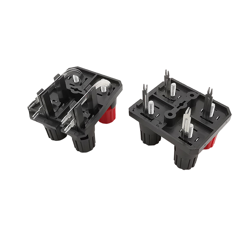 WP 2 4 6 Pole External Audio Jack 4mm Banana Socket Connector Speaker Amplifier Screw Post Terminal Block Straight/Bend Pin