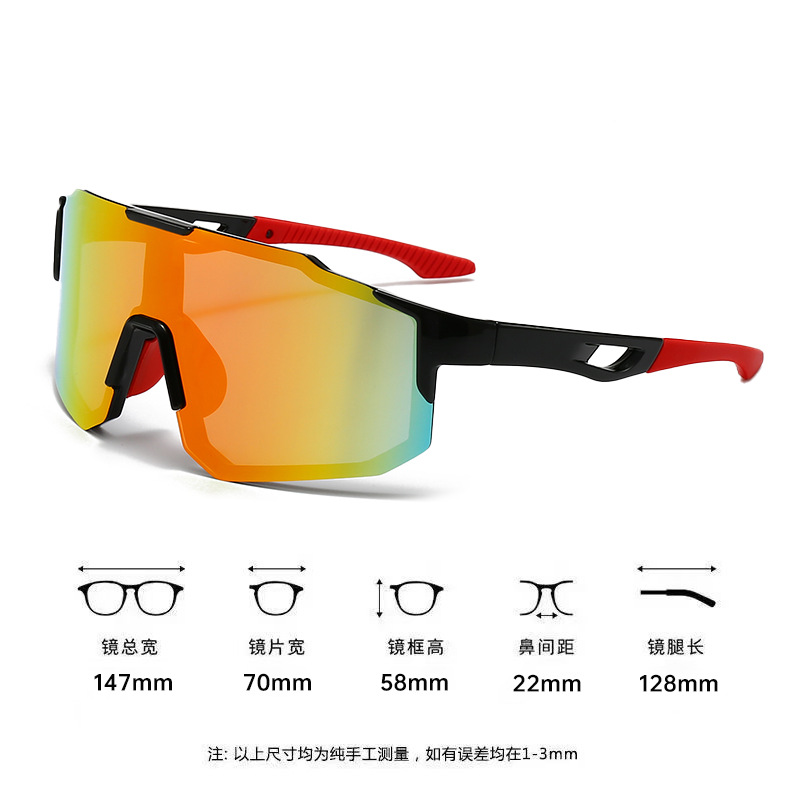 Mountain Climbing Goggles - Windproof Sports Sunglasses, UV400 Protection Cycling Glasses for Men & Women: WHITE