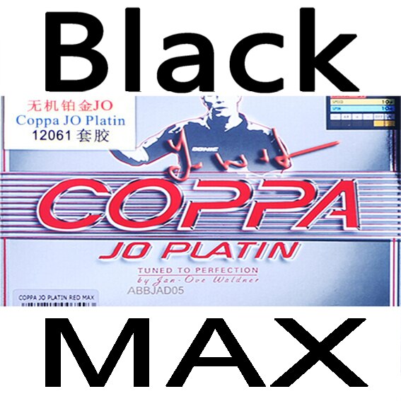 DONIC COPPA JO PLATIN Table Tennis Rubber Pimples in with sponge DONIC ping pong tenis de mesa: black MAX