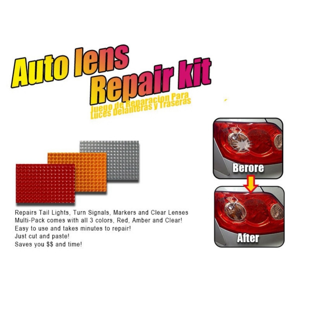 Auto Auto Lens Reparatie Kit Universele Multi-Pack Auto Koplampen Achterlicht Reparatie Tool Set Autolichten Crack Reparatie
