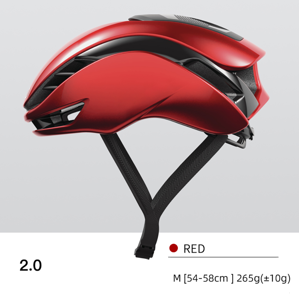 Ultralett sports-aerodynamisk sykkelhjelm terrengsykkel landeveissykkelhjelm menn kvinner stil trygg tk-hette cap capacete ciclismo: 53 / Blå