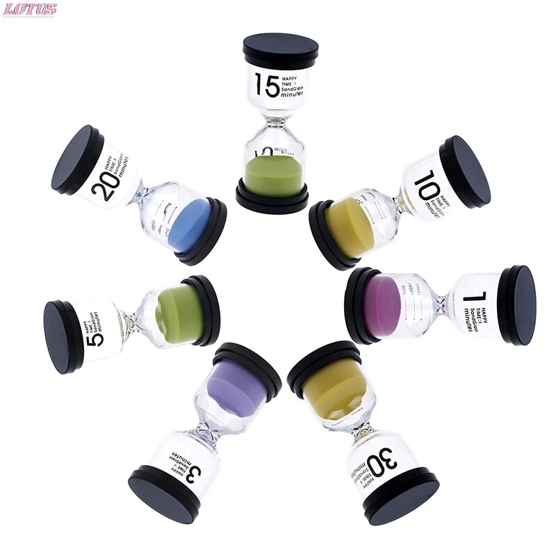 1pc Home Ornament Desktop Sand Clock Timers 10 Minute/15 Minutes/30 Minutes Hourglass Timer For Children Brush Teeth