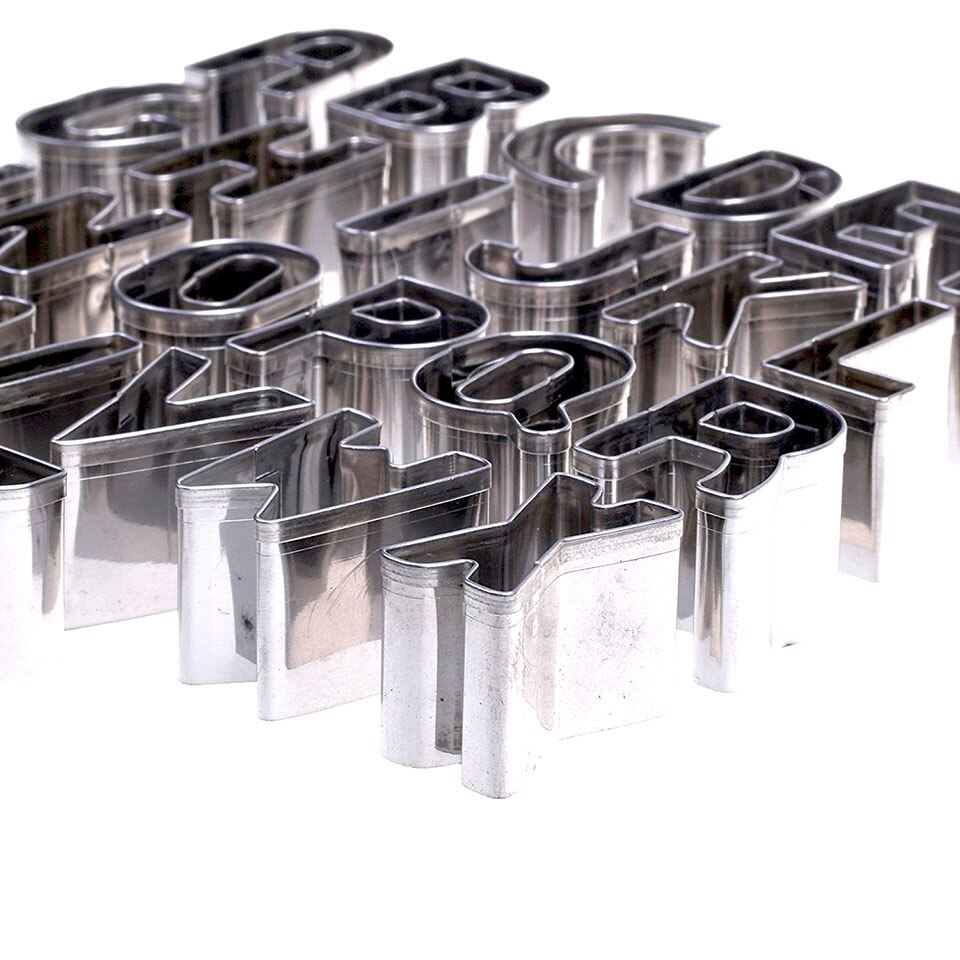 Cookie Cutter Set Rvs Vorm Voor Bakken 26 Alfabet Vorm Mold Gebak/Zoetwaren/Biscuit/Gingerbread/ fondant Maker