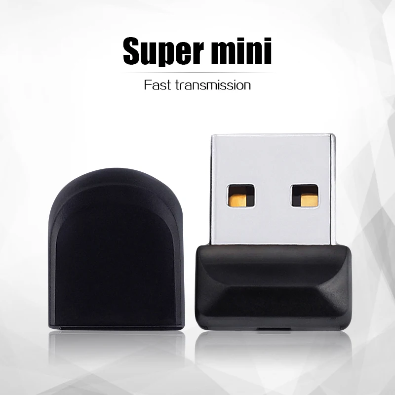 USB Flash Drive 32GB Pen Drive 64GB Metal Mini USB 2.0 Flash Disk 16GB 128GB Memory Pendrive External Storage Stick 64 GB