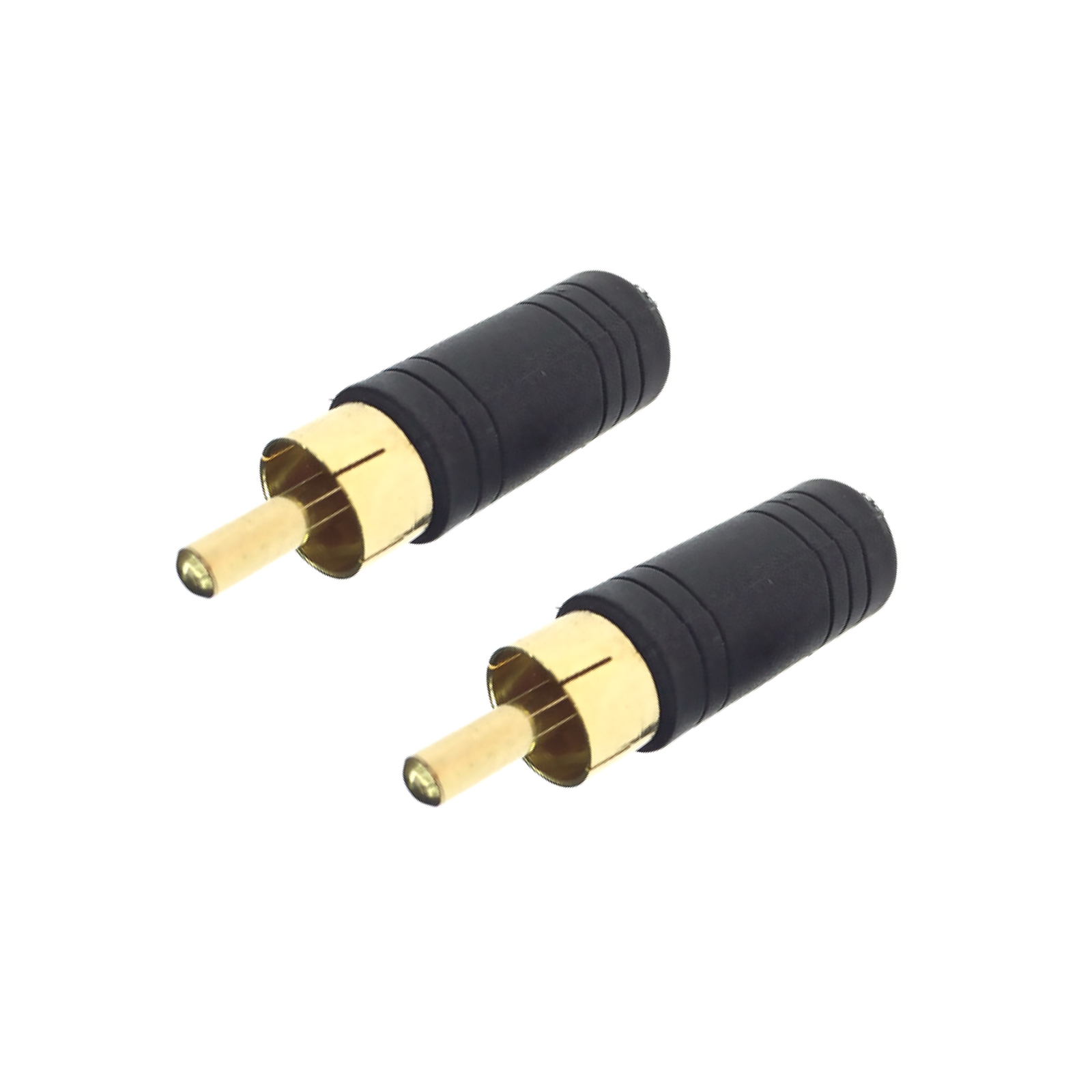 2 Stuks 3.5Mm 1/8 "Mono Vrouwelijke Jack Naar Rca Mannelijke Stekker Audio Adapter Kabel Converter Verguld Rca Mannelijk Naar 3.5Mm Vrouwelijke Adapter Nieuw