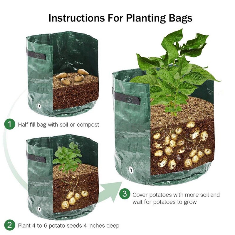 Plant Growth Bags 4/5/8 Pcs 1/5 Gallon Filter Bag Bubble Bag