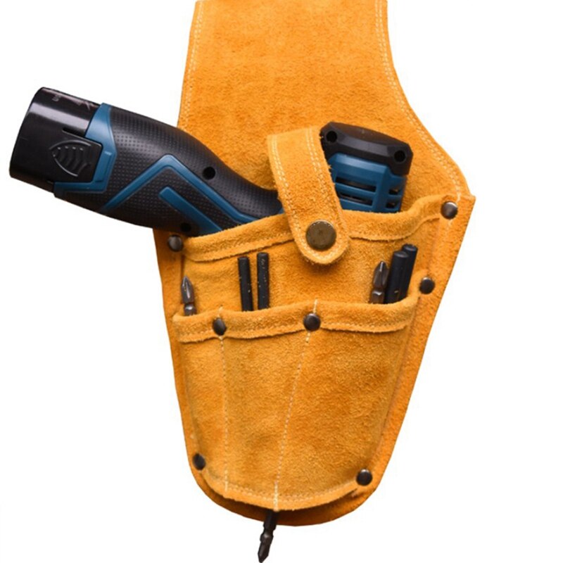 Drill Waist Tool Bag Electric Waist Belt Tool Pouch Bag with Belt for Power Drill Electric Screwdriver