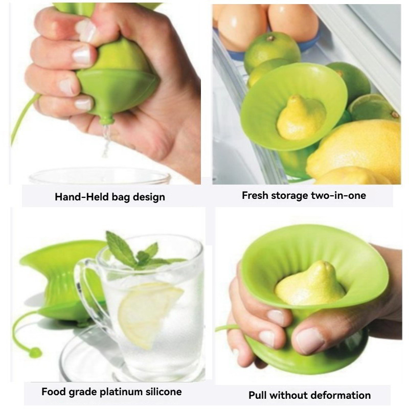 1Stck Silikon Manuelle Entsafter Obst Orange Zitrone Presse Presse Zitrus Entsafter Küche Gerät Werkzeuge Küche Zubehör