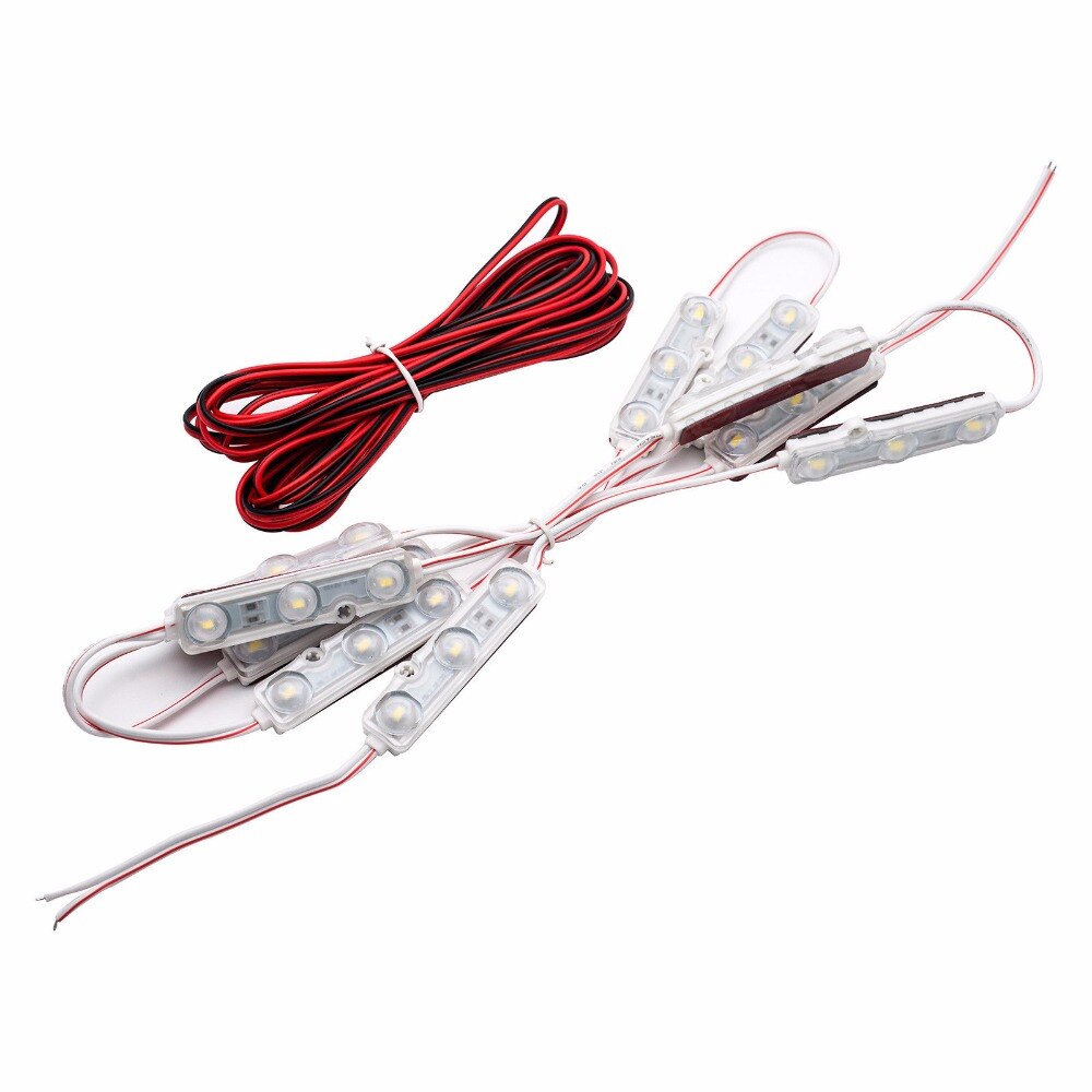 12V 30 Interior LED Super Bright White Light Kit Upgrade Package Kit for Van Camper Caravan Boat Car White Light