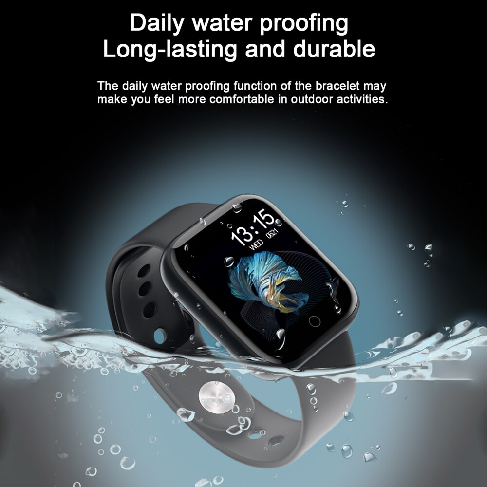 T80s mais recente moda relógio inteligente monitor de freqüência cardíaca fitness rastreador corpo temperatura pulseira à prova dwaterproof água esporte smartwatch