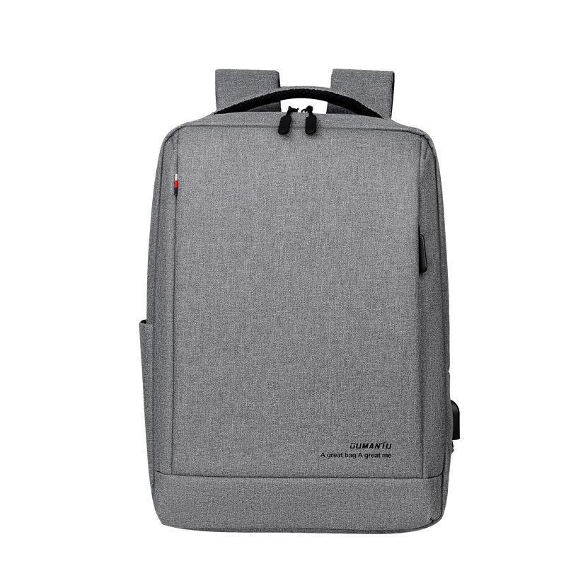 Laptop-rucksack mit großem fassungsvermögen, 15.6 zoll oxford-gewebe, diebstahlsicher, wasserdicht, ideal für geschäftsreisen, herren, multifunktional, mit usb-ladefunktion: Hellgrau