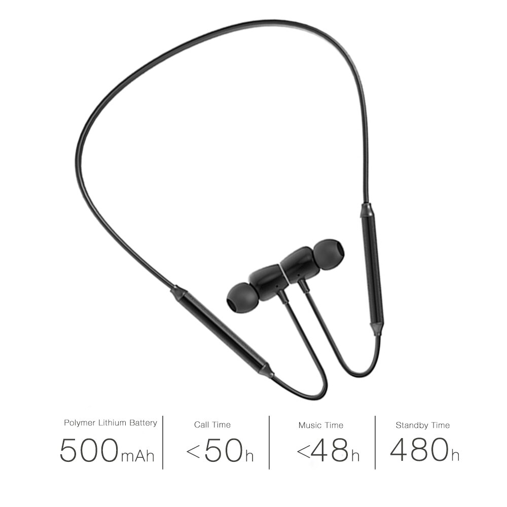 LYMOC Q5 Bluetooth Earphones Sport Wireless Headphone 48Hrs Talktime Neckband Stereo Headsets Running for iPhone Xiaomi Huawei