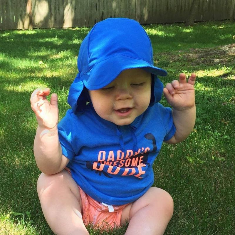 Gorro de Sol para bebé, gorro de verano para exteriores con protección UV para playa para niños y niñas, gorro con solapa para natación de 0 a 5 años
