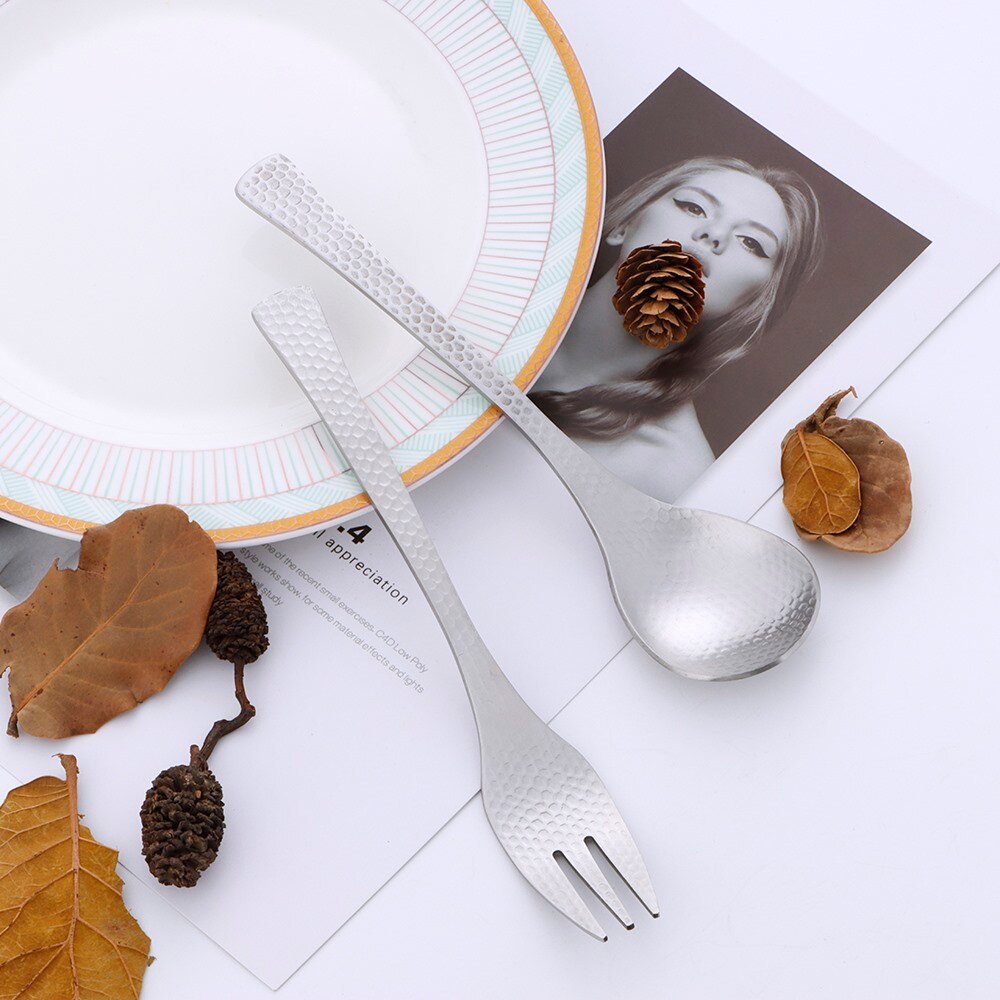 Full Hammered 18/10 Stainless Steel Silverware Cutlery Set Flatware Service for 4 Tableware Steak Knives Spoons Forks for Home