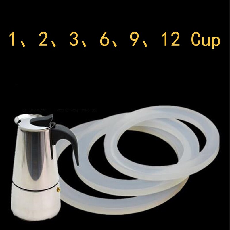 Silicone Seal Ring Flexible Washer Gasket Ring Kitchen Coffee Makers Accessories Parts