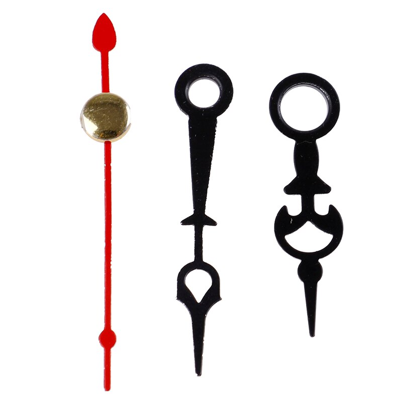1Sets Quartz Wall Clock Replacement Movement Mechanism Spindle Long Hands DIY Repair Part Set