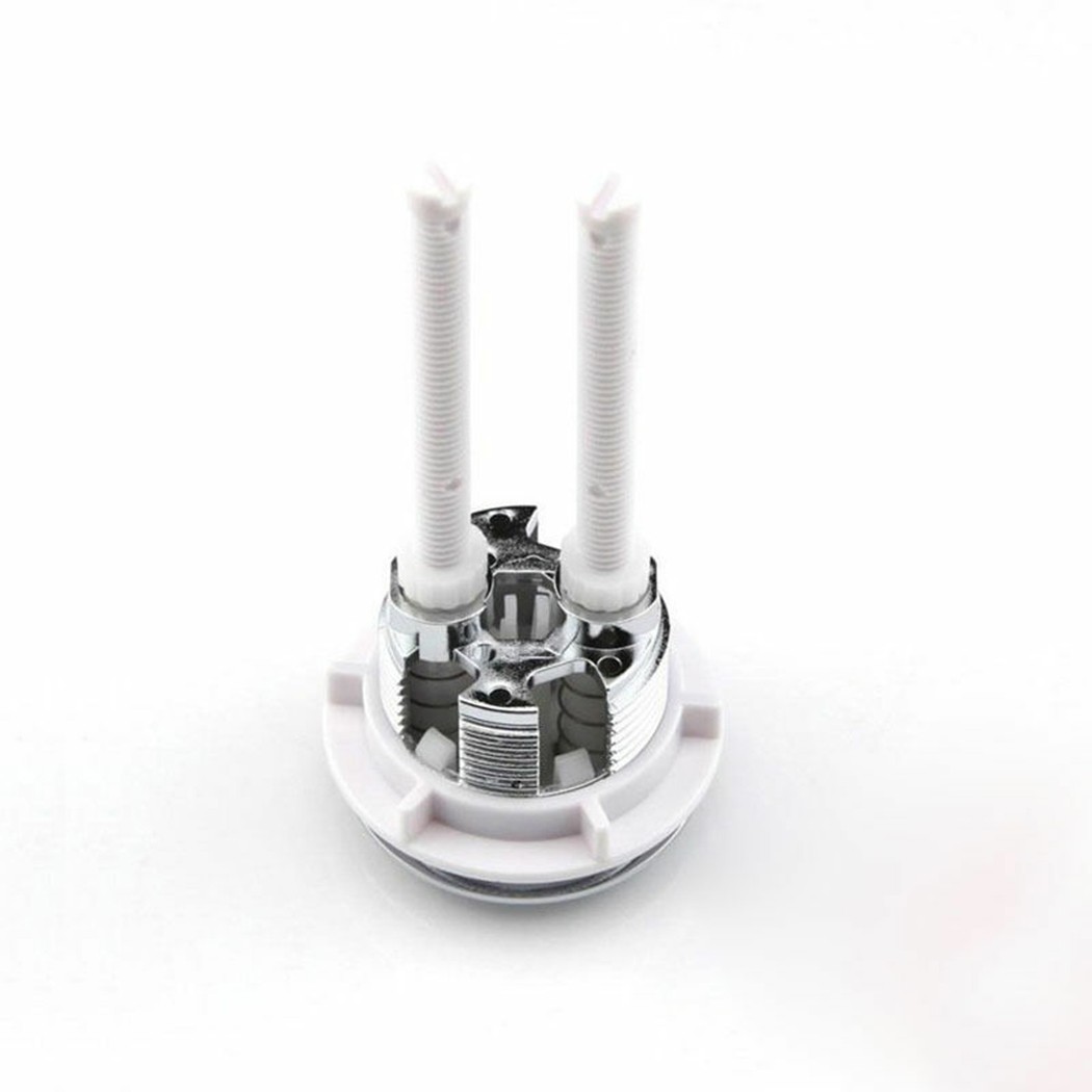 Válvula redonda para tanque de inodoro, pulsador redondo de doble prensa, interruptor de empuje, accesorios de varilla de ahorro de agua, doble descarga de 38mm