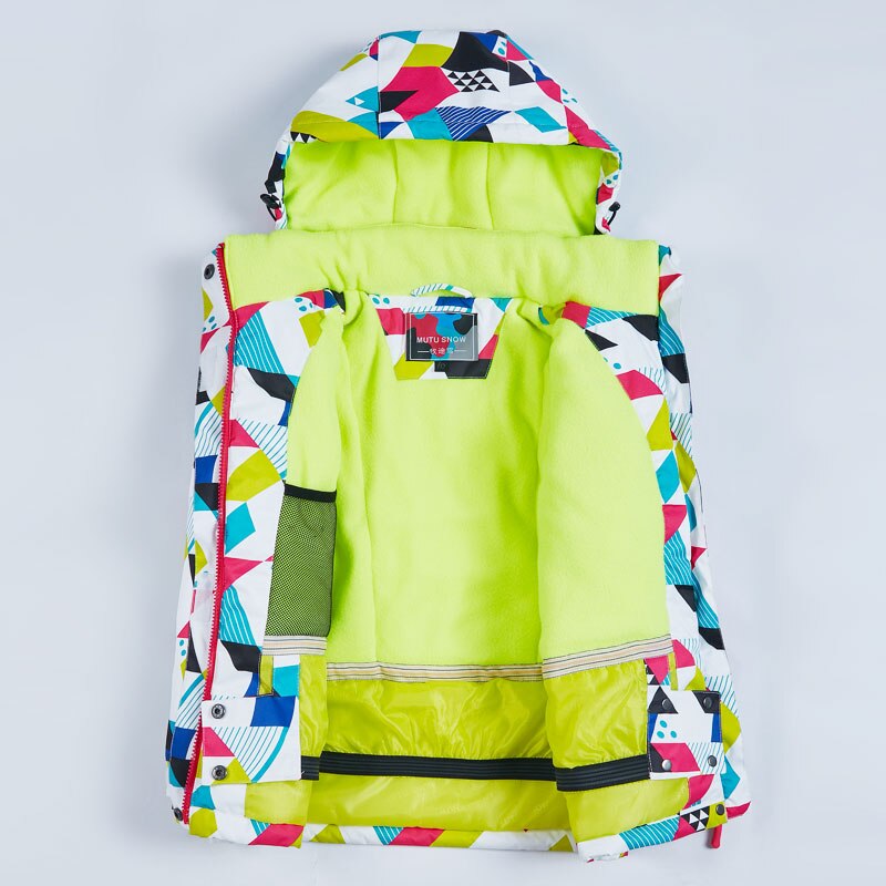 Veste de Ski imperméable pour fille, d'hiver, , coupe-vent, épais, chaleur-30 degrés, vêtements, Snowboard pour enfants