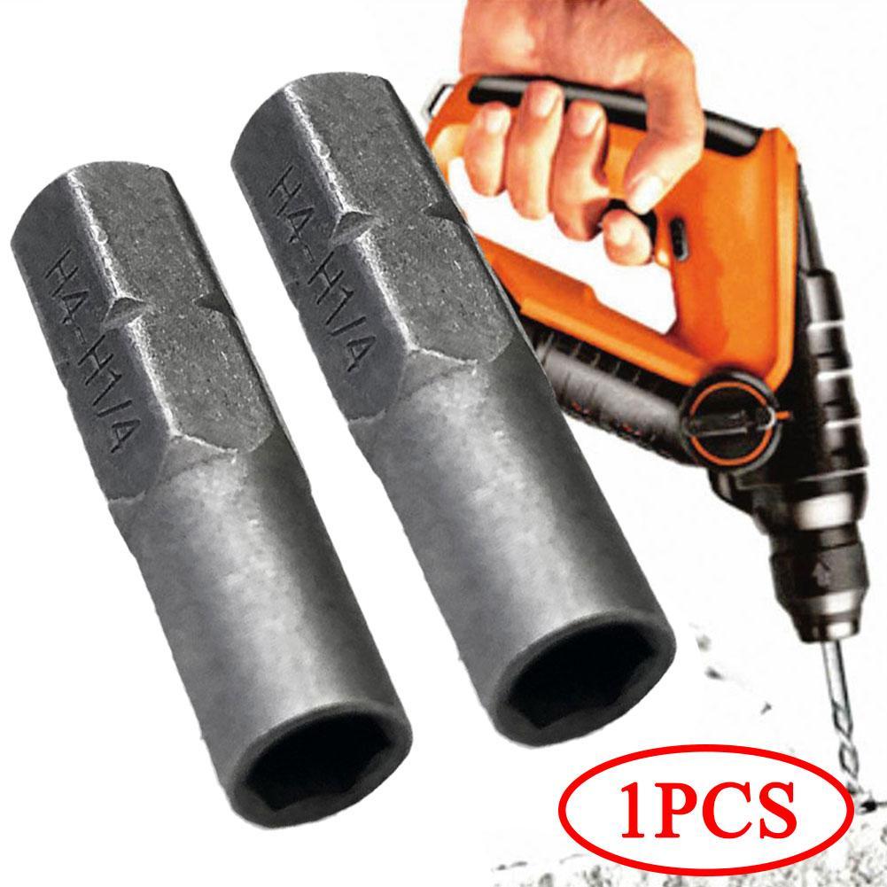 6.35mm 1/4" Insert Bit Adapter To System 4mm 4 Screwdriver Micro Bit Adaptor Holder Magnetic Electric Screwdriver Hex