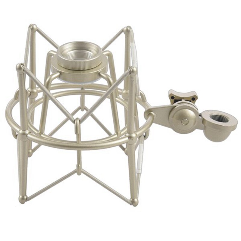 Recording Studio Metal Shockmount Clip Suspension Spiders Bracket Microphone Stand for Broadcast Mic Holder
