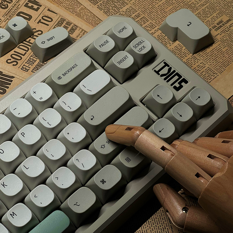 Idobao retro MA Keycaps dla klawiatury prochowiec Keycap PBT oryginalny projekt dla klawiatury mechanicznej przełączniki wiśnia MX prostota nasadki na klawisze