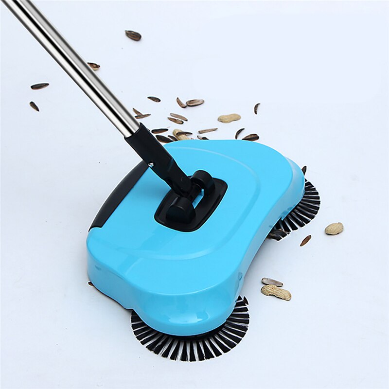 Hand Push Sweeping Machine Lazy Floor Sweeper Floor Carpet Dust Cleaner Household Cleaning Tool Rubber Wheels Enough Power