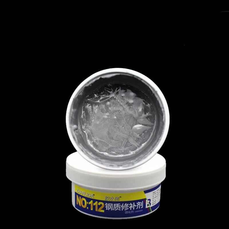 Pegamento de Metal fuerte A + B para reparación de arcilla, masilla de hierro y aluminio para tubería de cemento de resina, artesanía, bricolaje, 500g