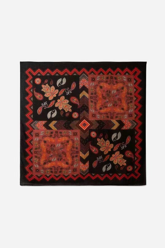 Spaanse Desigual Kleurrijke Print Dames Sjaal Geborduurde Zonnebrandcrème Zonnescherm Lange Handdoek Bloemen Strandlaken: 7
