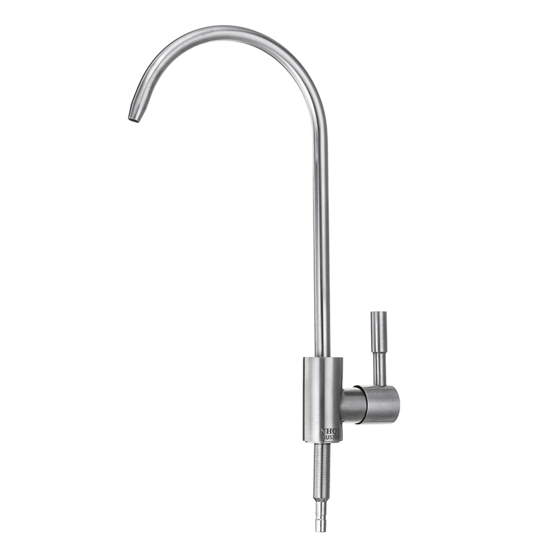 360 Degree 304 Stainless Steel Kitchen Sink Faucet Single Lever Cold Water Tap Drinking Water Filter Faucet for Home