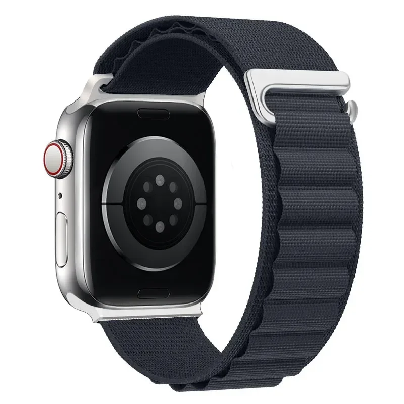 Alpine Loop Strap For Apple Watch Ultra 2 Band 9 8 7 49mm 45mm 41mm Nylon Sports Bracelet iWatch 10 6 5 4SE 44/40mm 46/42mm Belt: Blue Pink / 12mm