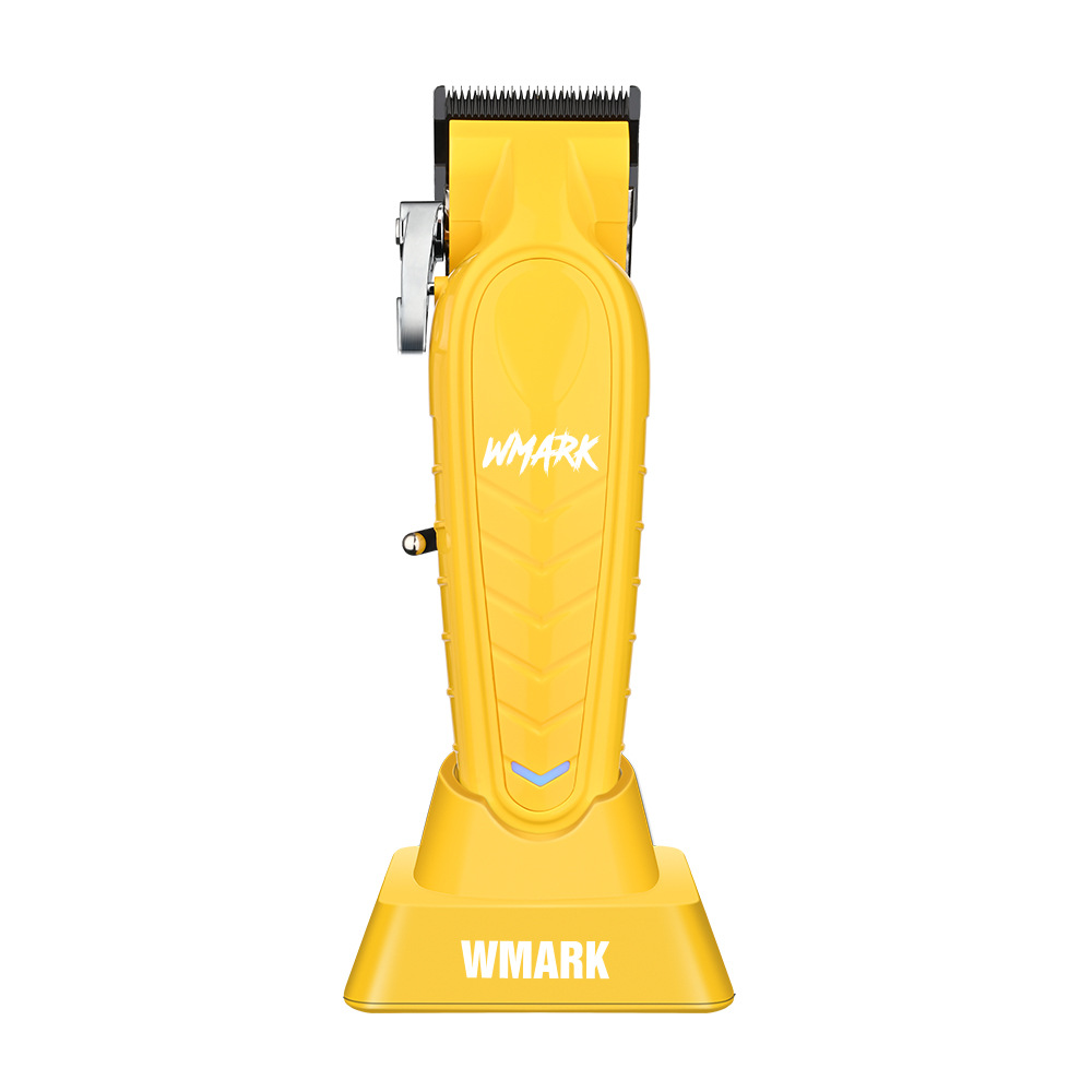 WMARK hair clipper NG-139 oil head electric clippers charging base hair salon special: Yellow / AU Plug