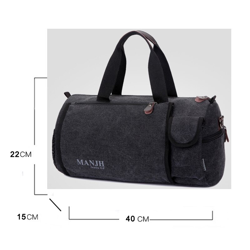 Large Capacity Canvas Travel Bags Casual Men Hand Luggage Travel Duffle Bag Big Tote 5 Colors Male Crossbody bag PT1234: 3