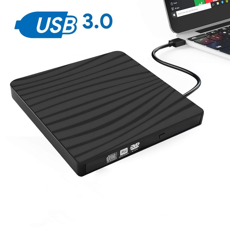 0028 Blu-Ray, Usb3.0 Portable External Removable Blu-Ray Burner for Laptop, Desktop Computers