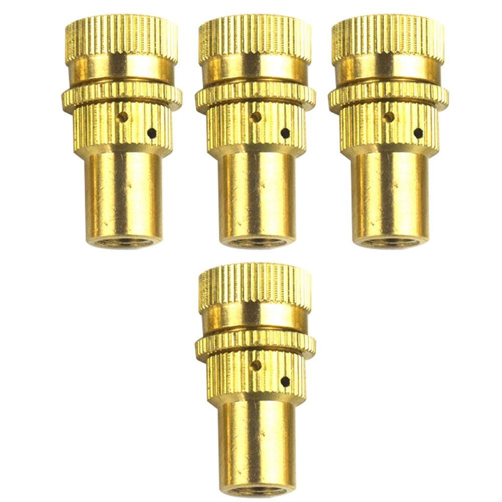 4pcs Universal Off-Road Car Brass Desert Tire Deflators Kit Automatic Tyre Deflator Pressure Reducing Relief Valve