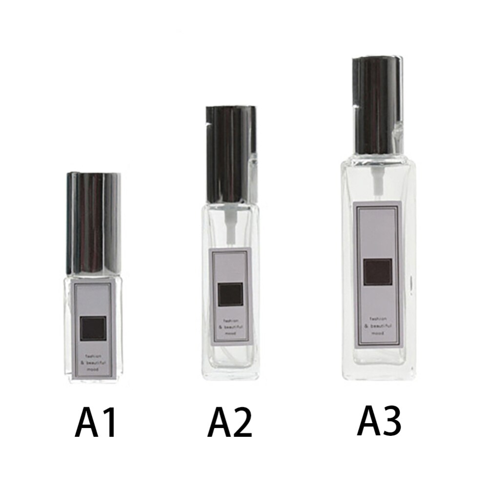 Tom påfyllningsbar portabel parfymflaska resande glasspray atomizer genomskinlig parfymbehållare